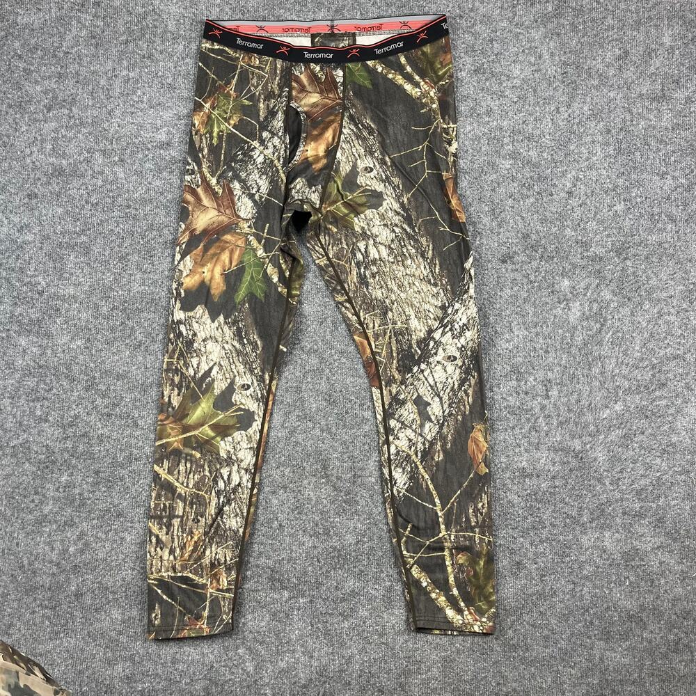 Terramar Realtree Base Layer Pants Mens 34x31 Camo Thermal‎ Hunting